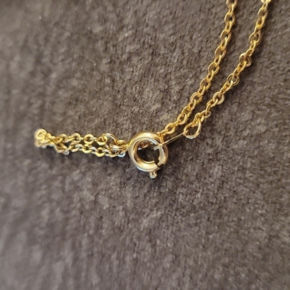 3/$30 Dainty Black Pendant Minimalist Chain Necklace - Picture 4 of 7
